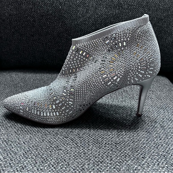 Lauren Lorraine Rhinestone Ankle Boot Size 10 - Picture 8 of 13